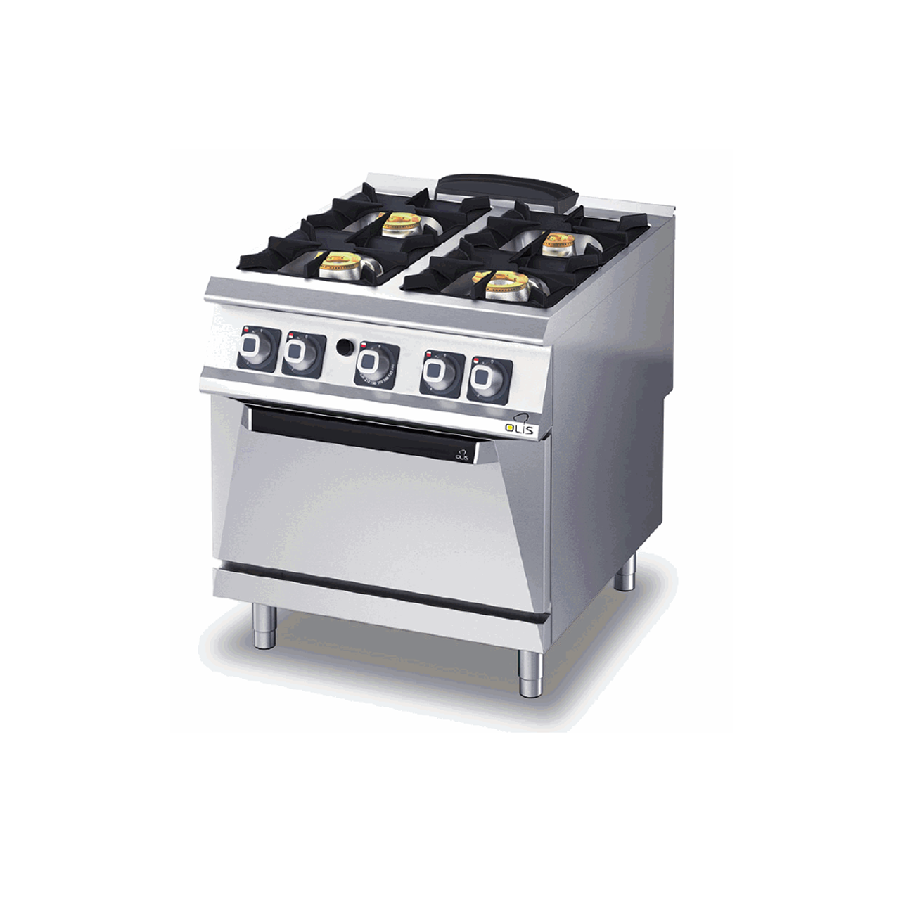 CUISINIERE 4 FEUX SUR FOUR GAZ SERIES 900